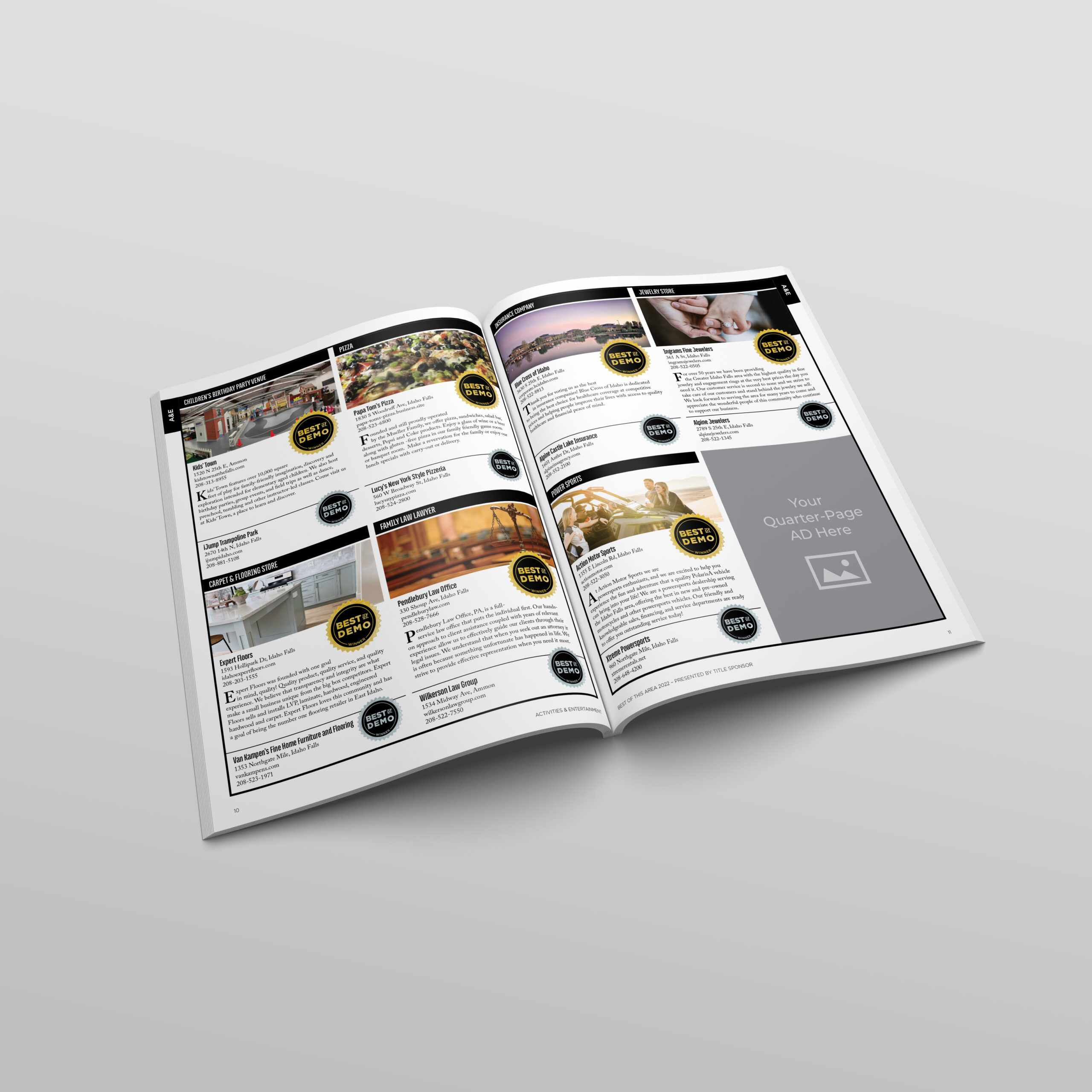 1/4 Page Standard