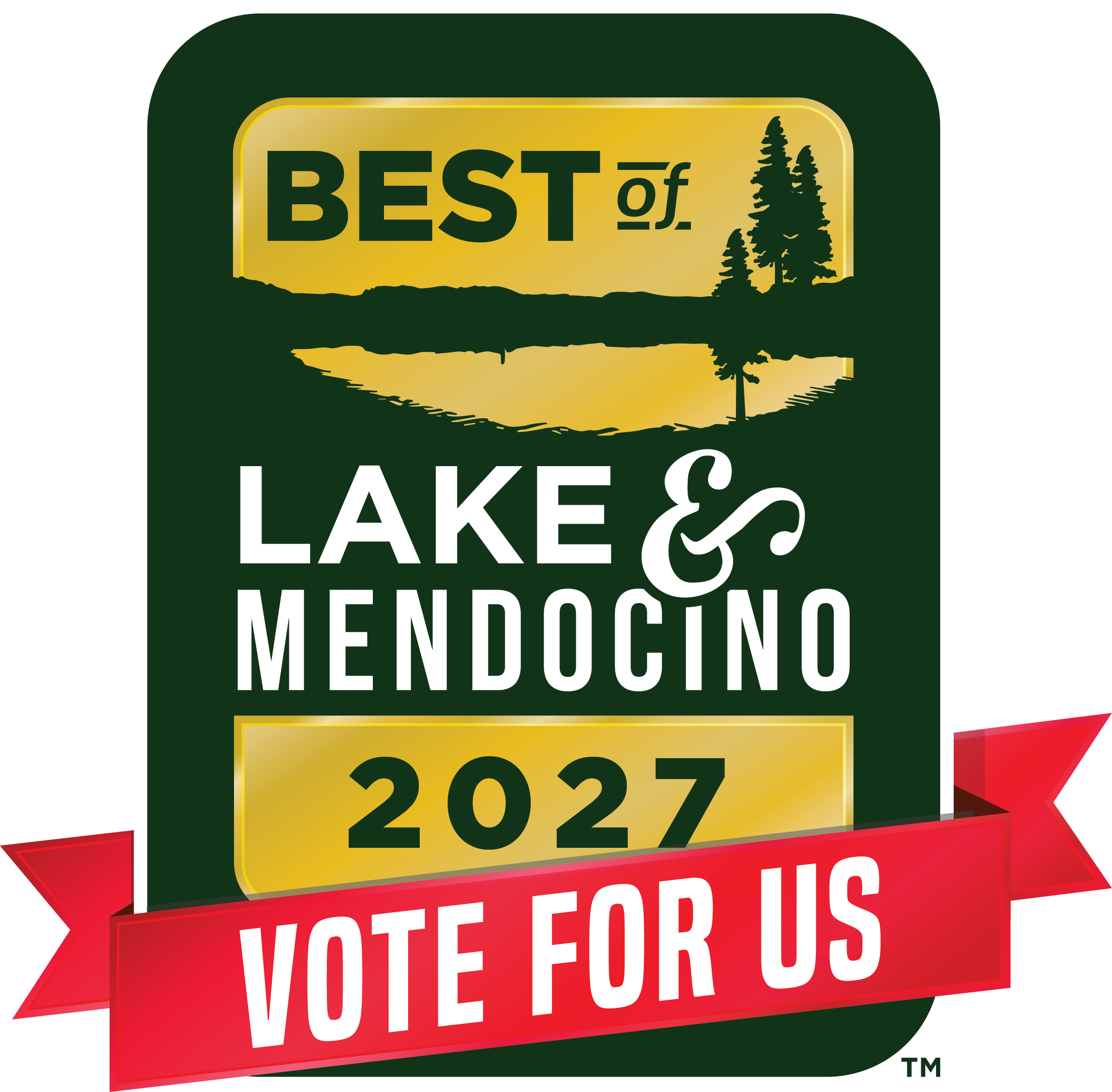 Best of Lake and Mendocino 2027 Vote for Us Badge